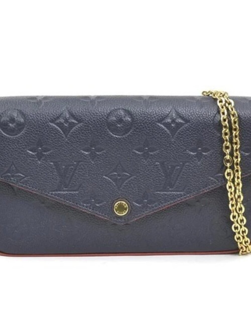 Auth LOUIS VUITTON Pochette Felicie Crossbody Bag Chain Wallet M64099 - e61014k